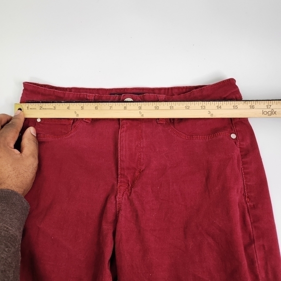Jordache Super Skinny Jeans Burgundy Women's Size 12 - Picture 5 of 11